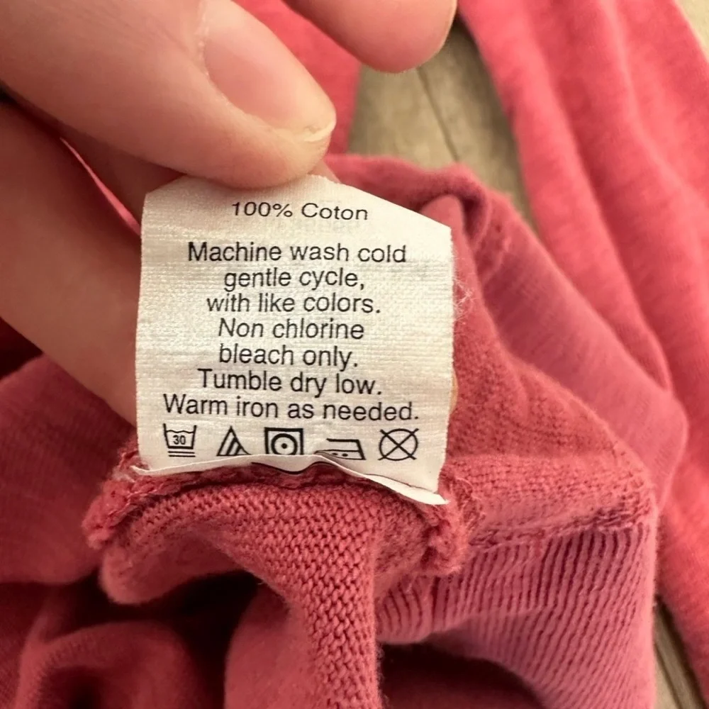 Y2K Men’s J. Crew Coral Lounge Laid Back Hoodie XL